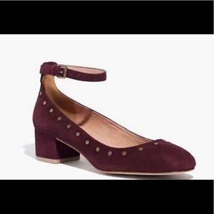 Madewell Inez Studded Anklestrap Heels
